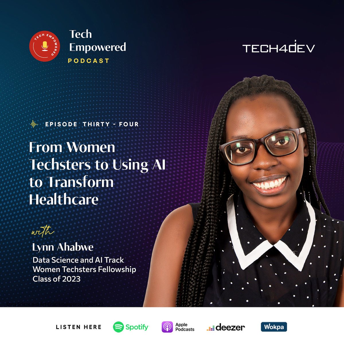 Tech4DevHQ's tweet image. When curiosity meets opportunity, transformation happens.

For Lynn Ahabwe, the Women Techsters Fellowship wasn’t just a learning experience, it was the launchpad that paved her way to a Master’s in Artificial Intelligence at Carnegie Mellon University Africa.

Now, she’s using…