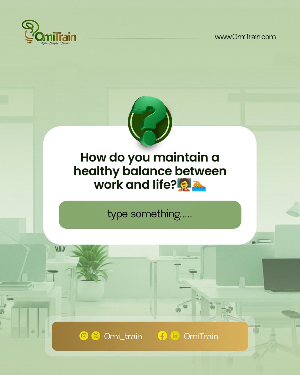 omi_train's tweet image. The real question: Are you living to work or working to live? 😎

Tell us your go-to way to recharge after a long day, we’re taking notes! 

#OmiTrain #WorkSmartLiveWell