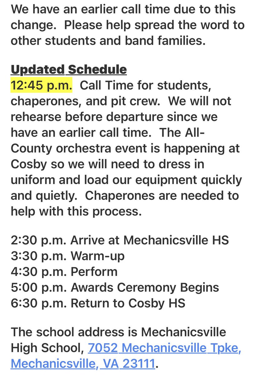Cosby Titan Band Boosters tweet media