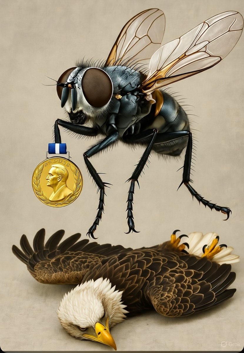 Aguila NO caza mosca decian!! 
Acá la mosca y el aguila donde esta? Muerto! 
Llevatelooooooooo!