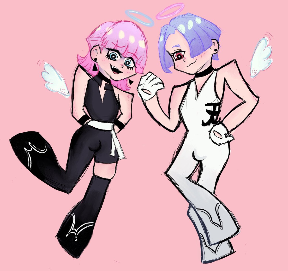 RatQueenEXE's tweet photo. ☆*:.。. Those fucking FREAKS that I hate 🩷🪽🩵🪽.。.:*☆ #PantyAndStocking #NewPSG #Newパンスト #polyesterandpolyurethane #polyester #polyurethane #NewGenAngels https://t.co/mowmjqYM4O