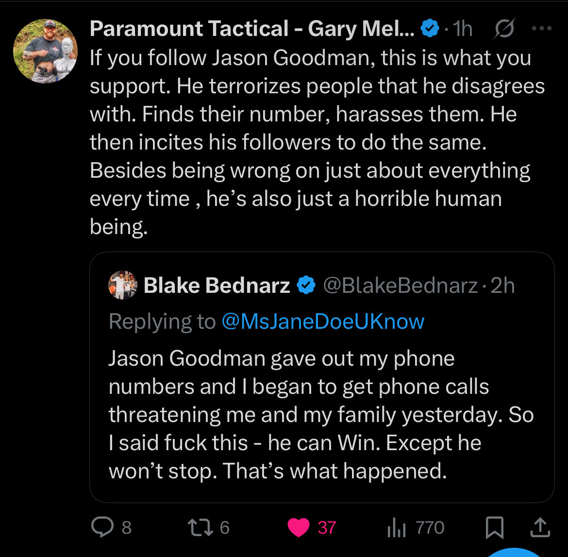 LizCrokin's tweet image. Jason Goodman Is A Criminal Who Has Been Harassing, Threatening &amp;amp; Targeting Patriots For Years — Authorities  Should Arrest Him Now! 

The other day I exposed how Gabe Hoffman is an operator part of a network who targets &amp;amp; harasses patriots, today I’m exposing Jason Goodman.…