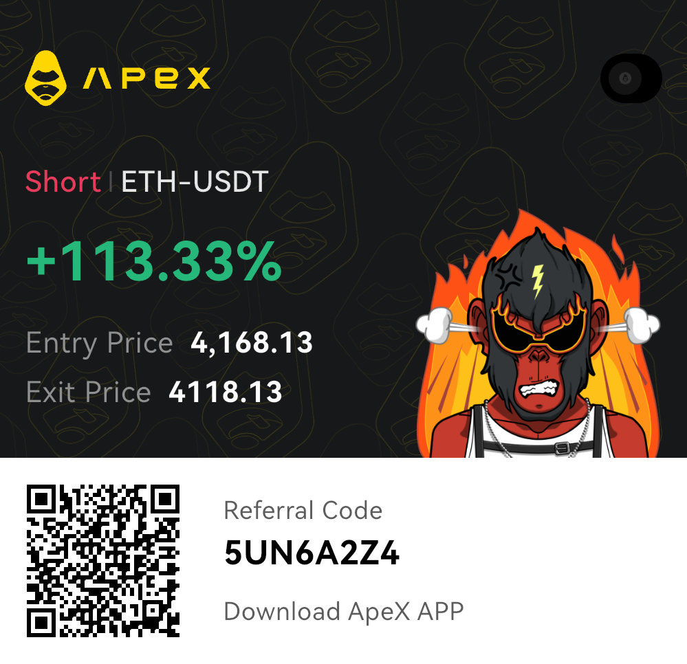 meulenjoske's tweet image. Crashing market 📉, no problem with $EAI 🤑 CLAW by ⁦@EagleAILabs⁩ tells you what to do! 🎉🎉
Time to DEX with ApeX @OfficialApeXdex 
#ApeXOmni #ApeXDEX