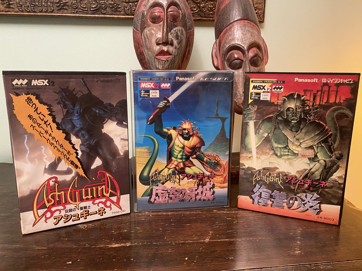 ferjimdel's tweet photo. #MSX #アシュギーネ #AshGuine
#Bit2 T&ESOFT @microcabin_jp @panasonic Top from the Top all together at once 🙌 https://t.co/r3sB6sFt4e