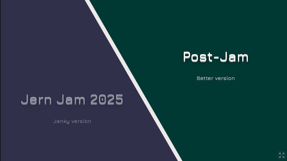 #JernJam2025 voting phase is over and an updated version of Rift of Echoes is released for browser and download on Itch.

Many fixes have been made including a version selector for the Jam version and Post-Jam version.

#gamedev #itch #ecopunk