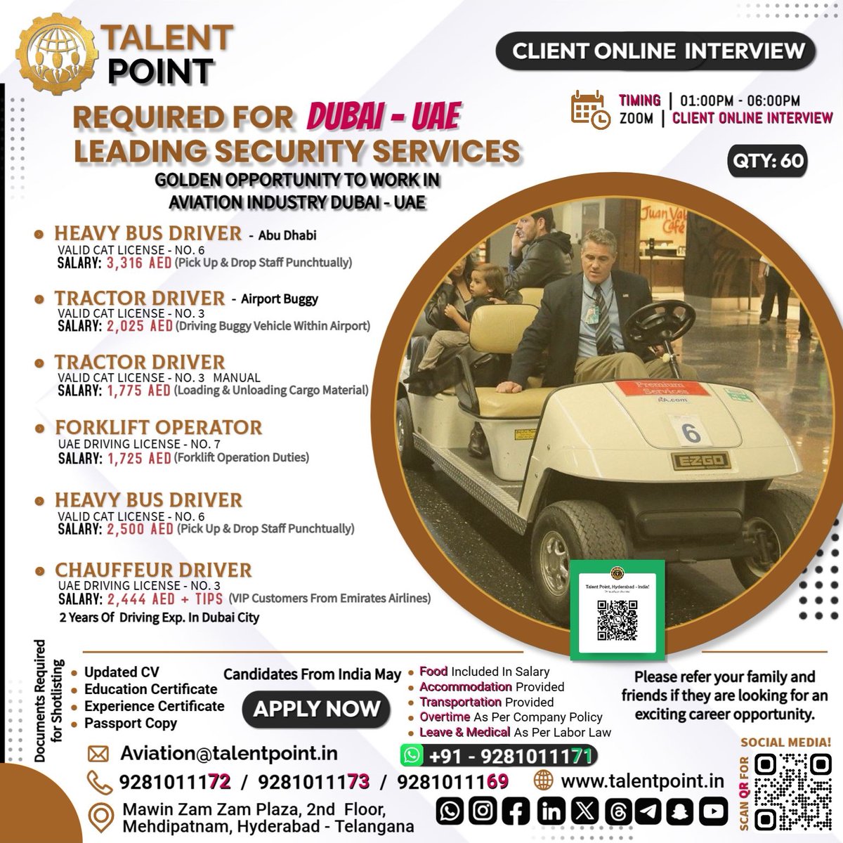 TalentPoint_'s tweet image. 📢 URGENT HIRING – UAE 🇦🇪
For Leading Security Service Company 🚀

𝐖𝐇𝐀𝐓𝐒𝐀𝐏𝐏 𝐆𝐑𝐎𝐔𝐏  chat.whatsapp.com/FHO0fOE0kRv88Q…

𝐖𝐇𝐀𝐓𝐒𝐀𝐏𝐏 𝐂𝐇𝐀𝐍𝐍𝐄𝐋  whatsapp.com/channel/0029Va…

#HeavyBusDriver #TractorDriver #ForkliftOperator #ChauffeurDriver #AbuDhabiJobs #GulfOpportunities