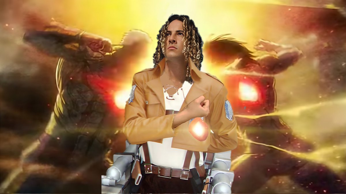 Abro hilo de anime con canciones españolas 🧵

(Edición AniMix Ibérico)

Shingeki no Kyojin OP3 『 OYE EL BOOM 』 (David Bisbal)

youtu.be/vKrLIAs2cR8