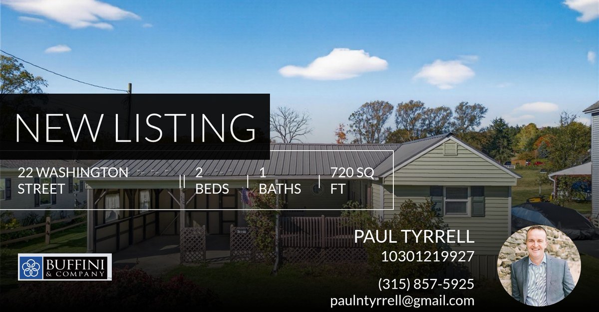 KeukaRealtor's tweet photo. 📍 New Listing 📍 Take a look at this fantastic new property that just hit the market located at 22 Washington Street in Dundee. Reach out here or at (315) 857-5925 for more information https://t.co/nKkwxe0yCK https://t.co/nNLOPkycU2