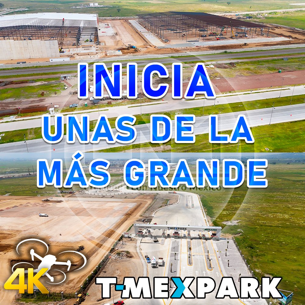 Ver video: youtu.be/PlTAcpx192M
🔥¡Entérate!🔥
⭐Avanza la Fase I y II del T Mex Park, parque Industrial más grande de Latinoamérica,  por ello inicia una de las bodegas industriales más grande del lugar.