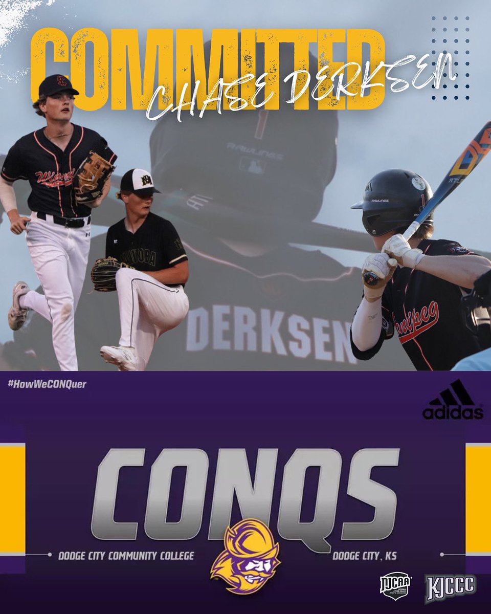 I am blessed and excited to announce my commitment to Dodge City CC! Special thanks to my family, friends, coaches, and teammates. Also, thanks to the whole staff at Dodge City for giving me this opportunity. Excited for the next chapter!

<a href="/GoConqsBB/">Dodge City CC Baseball</a> <a href="/jm_kelly4/">JM Kelly</a> <a href="/Nolanatkins7/">Nolanatkins</a>