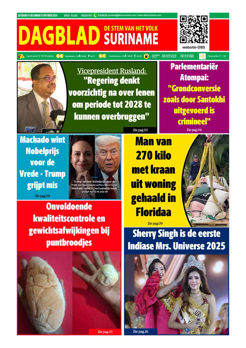 Dagblad Suriname (@dagblad_surinam) on Twitter photo 
