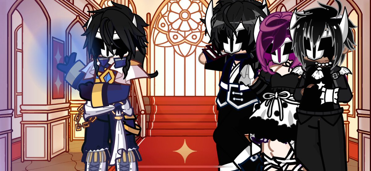 POV: You went to a massacre party to kill somebody who’s a threat to you! And you brought Abe,Mystery, and Nyx