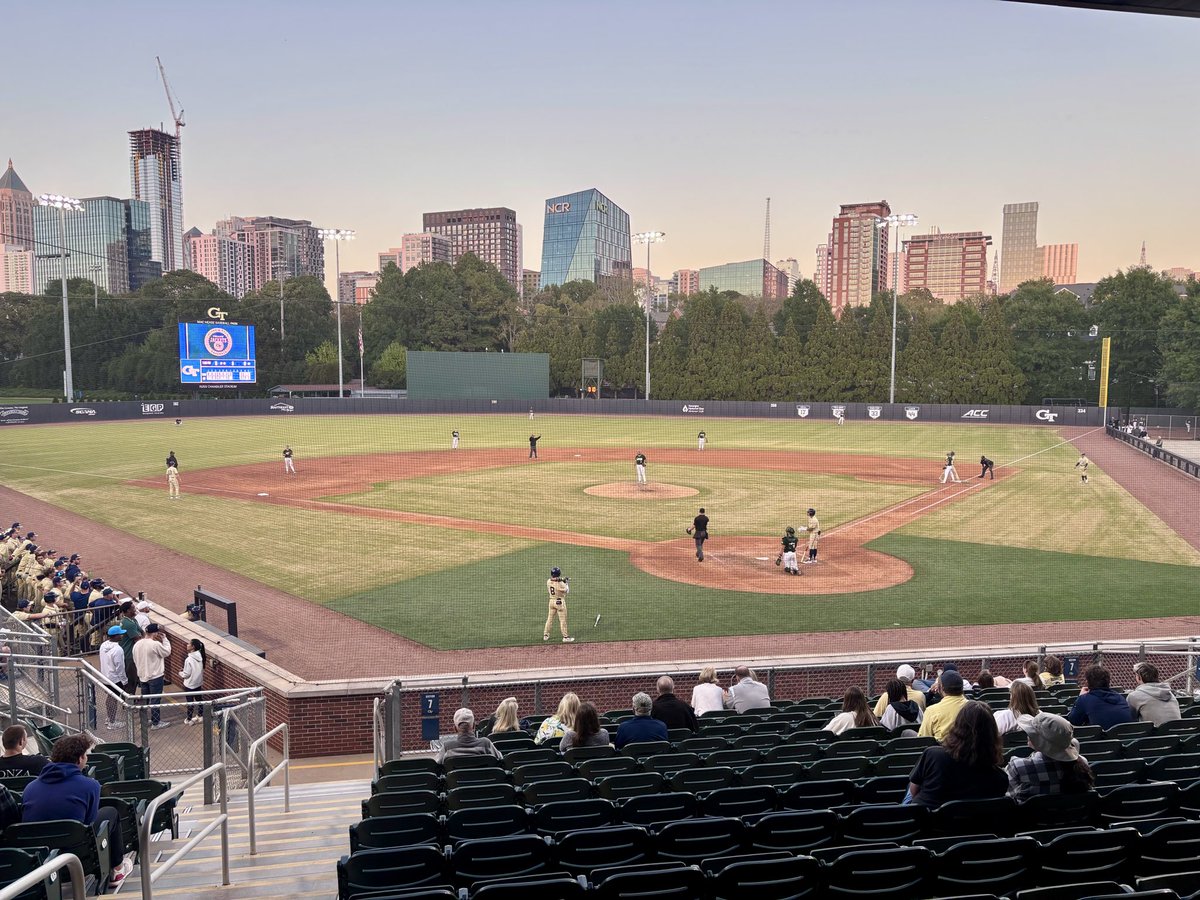 Georgia Tech Baseball (@gtbaseball) on Twitter photo You really can’t beat a Friday Night at Mac Nease 🤍💛
Jackets lead, 6-0 after 6 innings.
#StingEm🐝 x #WreckHavoc You really can’t beat a Friday Night at Mac Nease 🤍💛
Jackets lead, 6-0 after 6 innings.
#StingEm🐝 x #WreckHavoc