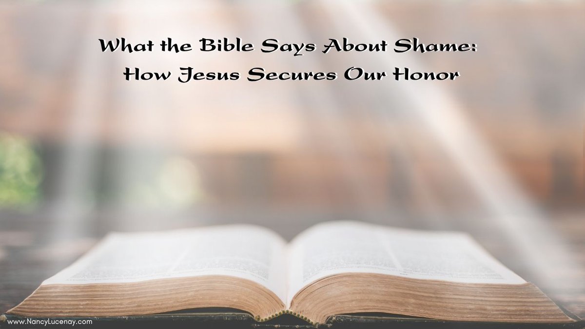 Shame whispers, You’re not enough.
Jesus answers, You’re redeemed.
He silences our shame and secures our honor. nancylucenay.com/what-the-bible…
#Bible #Faith #Grace