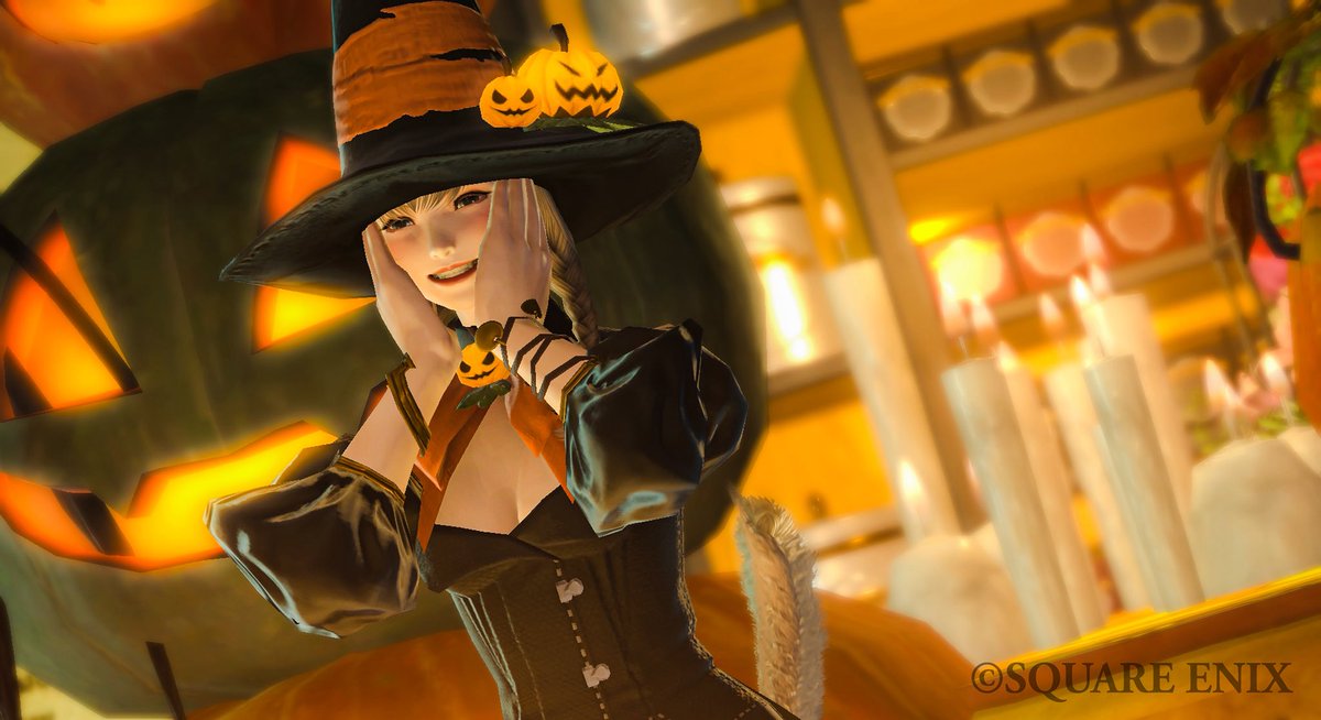 coco_ro_se's tweet image. ハロウィン撮影会🎃
またみんなで集まれてSS撮れて良かった！

 #りりたんはうす #FreeSpace #FF14SS