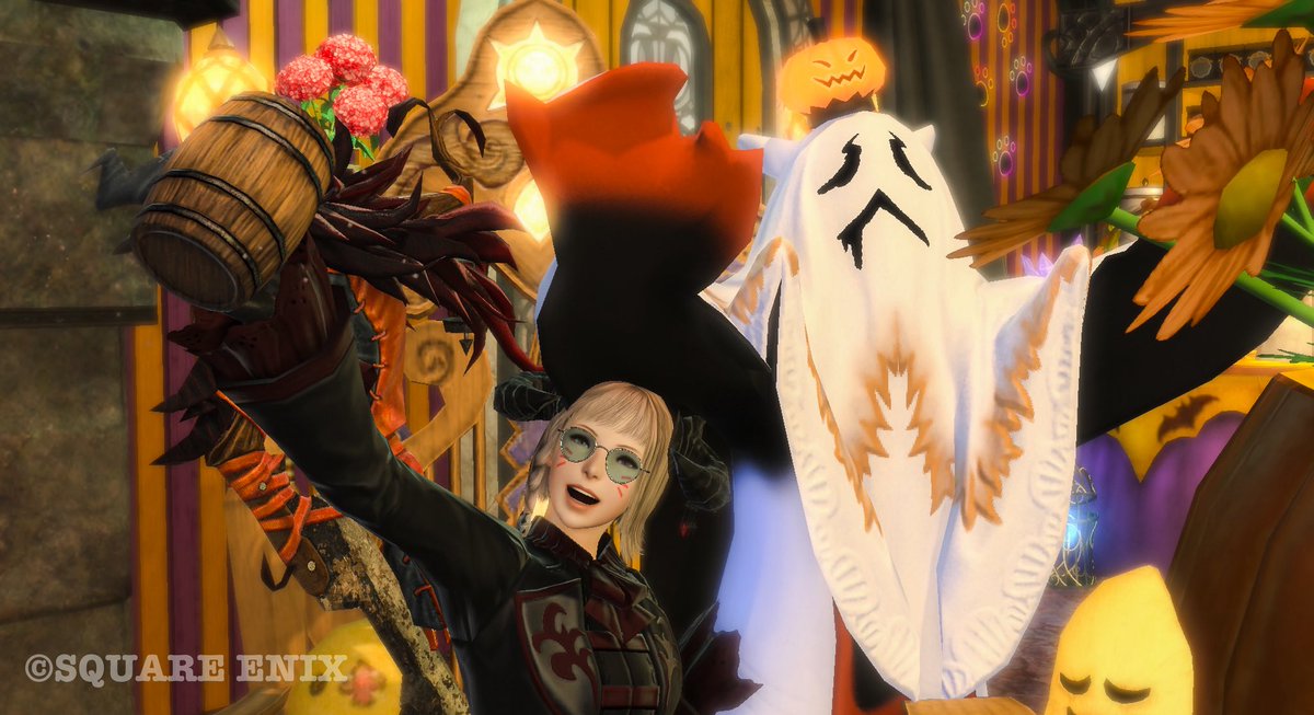 coco_ro_se's tweet image. ハロウィン撮影会🎃
またみんなで集まれてSS撮れて良かった！

 #りりたんはうす #FreeSpace #FF14SS