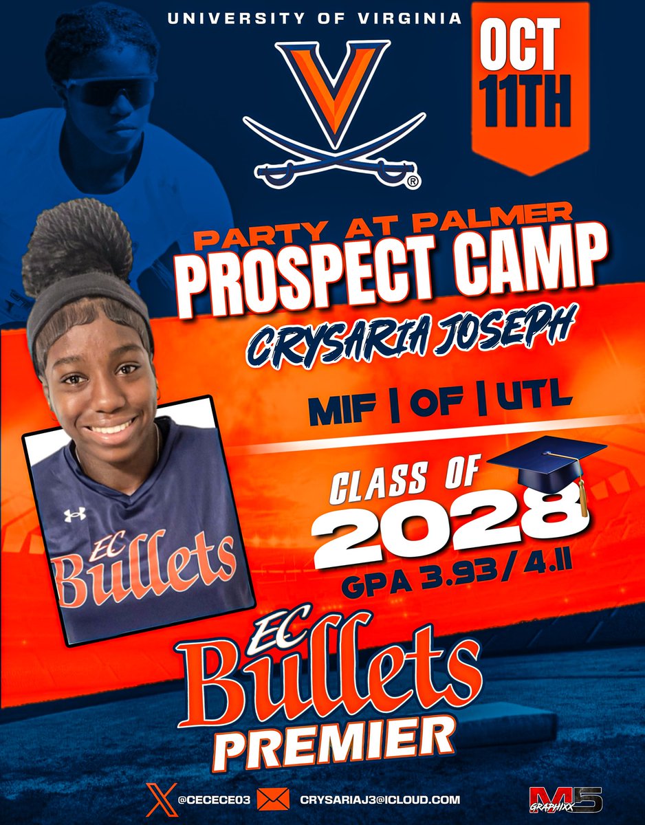 I am excited to showcase my athletic &amp; softball I.Q skills at the Party of Palmer Prospect Camp <a href="/Coach_Jo4444/">Joanna Hardin</a> <a href="/CoachTylka/">Jeff Tylka</a> <a href="/JamieAllred24/">Jamie Allred</a> <a href="/UVASoftball/">Virginia Softball</a>  <a href="/gobigrecruiting/">Go Big Recruiting</a> <a href="/SoftballDown/">Down South Softball</a> <a href="/TOP_D1RECRUITS/">Softball Top Preps Retweet</a> <a href="/DiamondAddicts/">Diamond Addicts</a> <a href="/SportRecruit/">SportRecruit.com</a> <a href="/CoachLowe888/">Coach Lowe</a> #heart #hustle #Speed #fast #mental 🙏