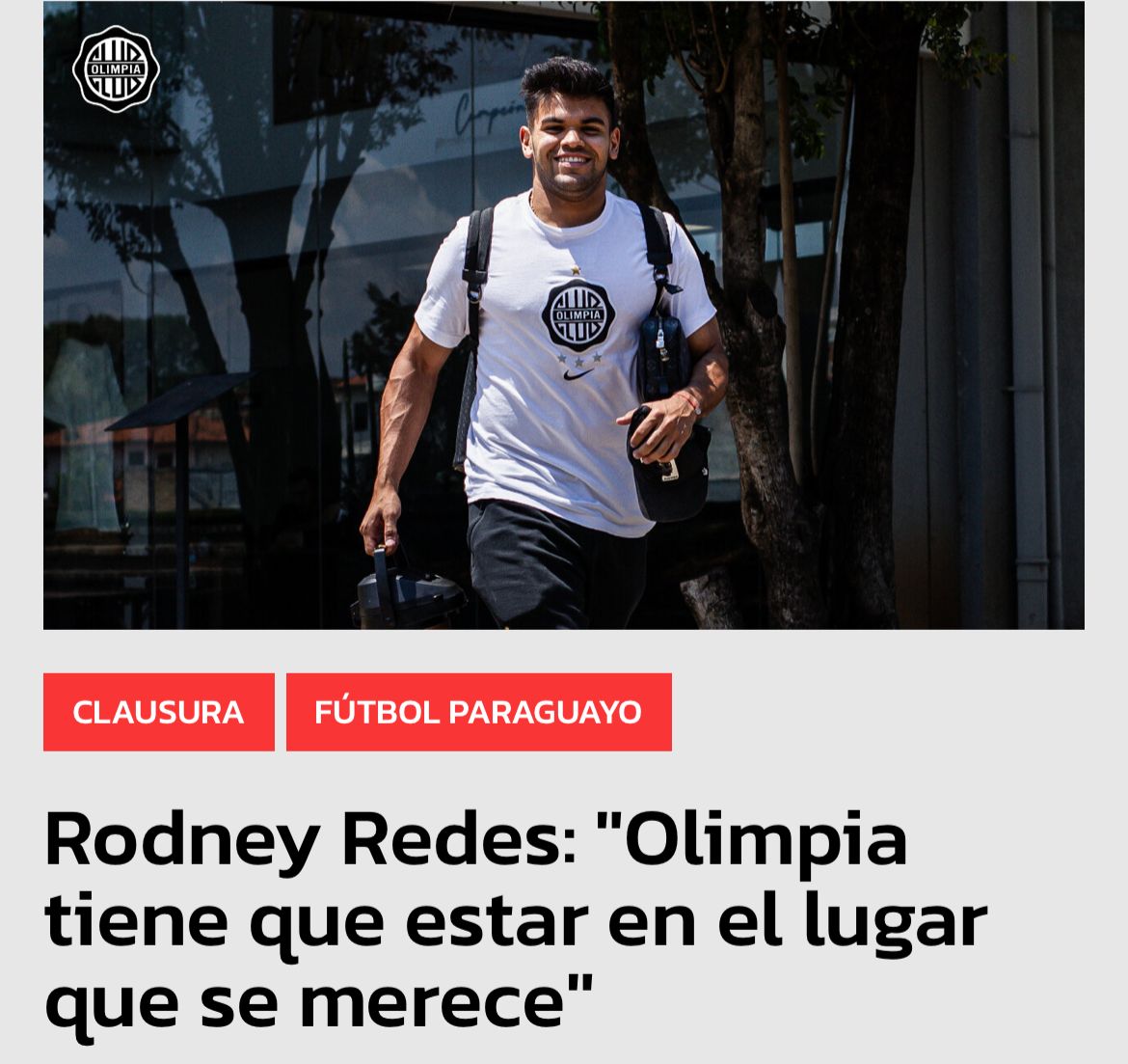 Y tenes razón, así como se lo dice su eslogan, olimpia está donde se merece.