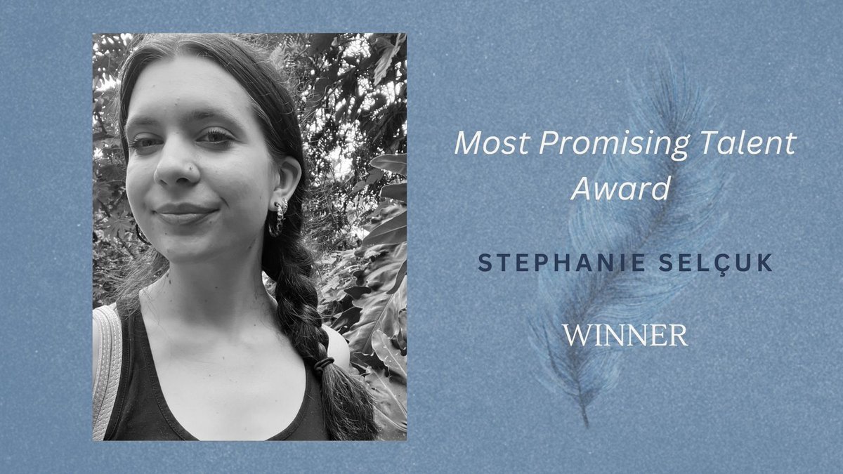 Congratulations to Stephanie Selçuk who is the winner of our new First Novel Award's Most Promising Talent Award! 🎉 

bluepencilagency.com/first-novel-aw…