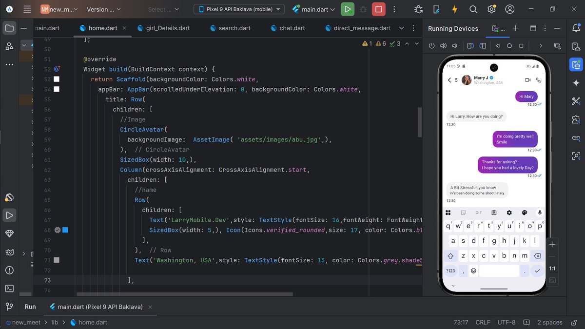 AyokuOlanrewaju's tweet image. Late-night coding hits different🧑🏾‍💻

#Flutter #FlutterDev #UIUX #Coding #TechCommunity #AppDesign #ProgrammerLife #MobileDev #FlutterUI #SoftwareDev #BuildInPublic #TechTok #DesignCommunity #100DaysOfCode #IndieDev #Developers #CodingLife #UIDesign #FlutterDesign #CodeNewbie