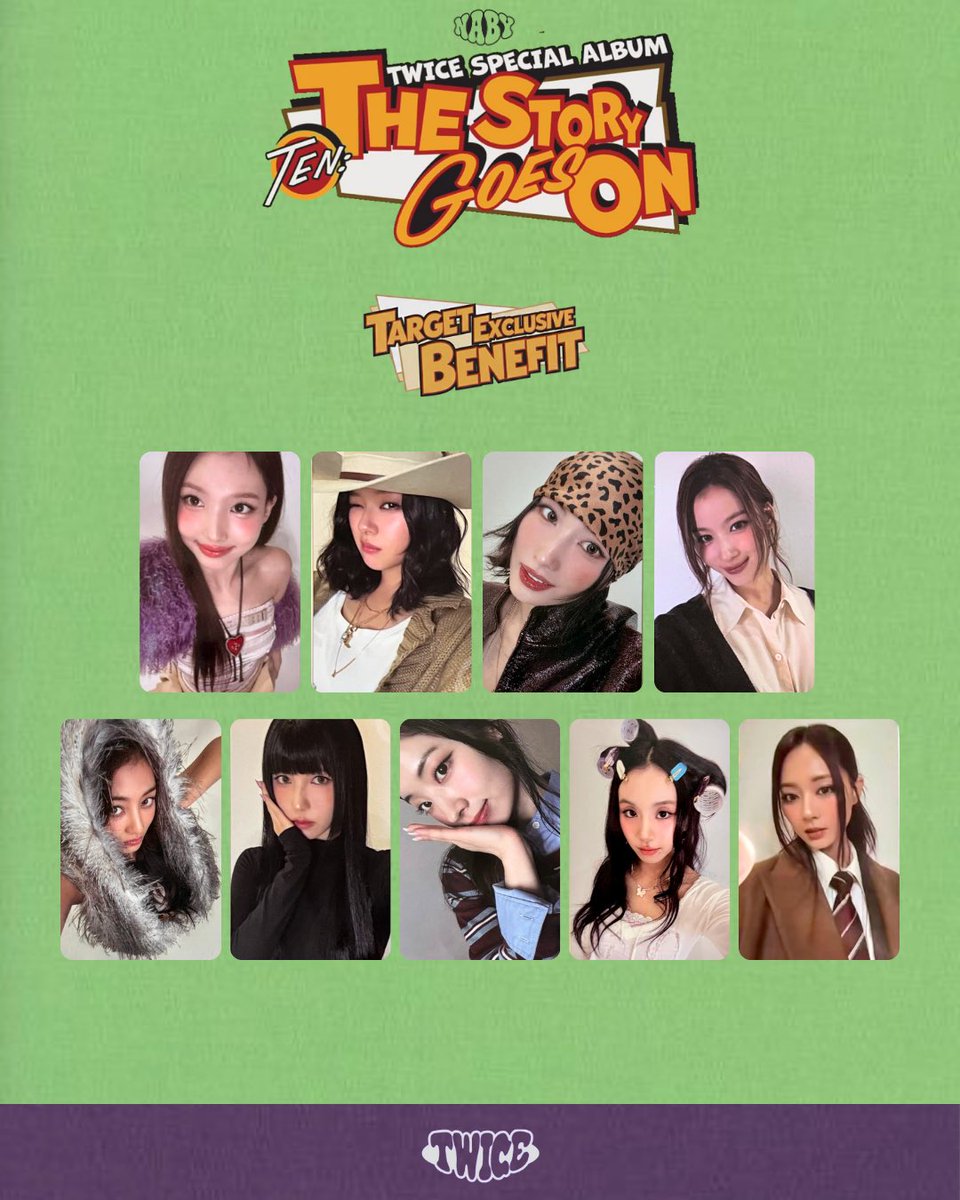 TWICE ジョンヨン TEN 10周年アルバム Target US限定 トレカ TWICE SPECIAL ALBUM “ TEN: The Story Goes On ” 🧶💼📺 Photocard