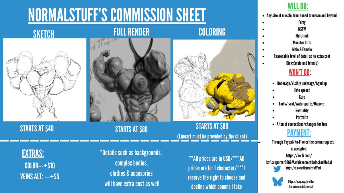 Normal stuff for normal people (🔞) 3 slots open) tweet media