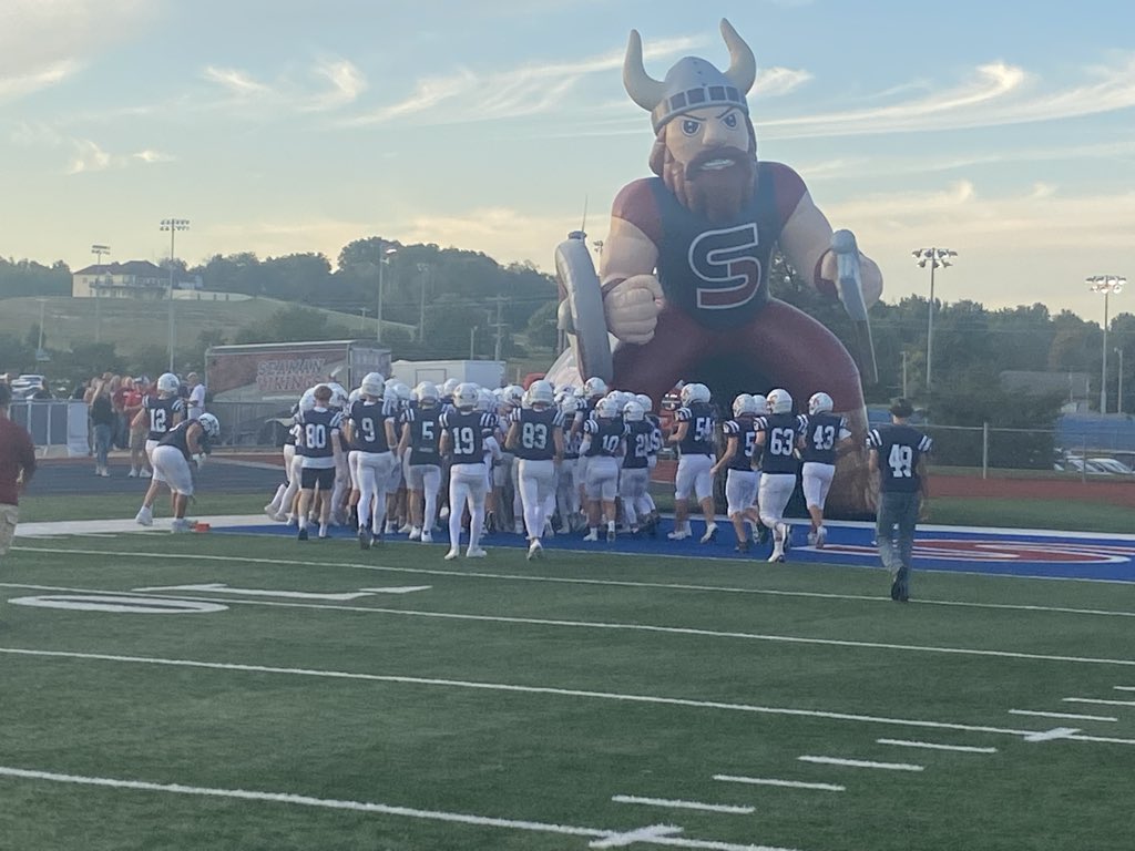 30 min until kickoff!!! Great night for food and football!!! #brickbybrick #seamanstrong #family