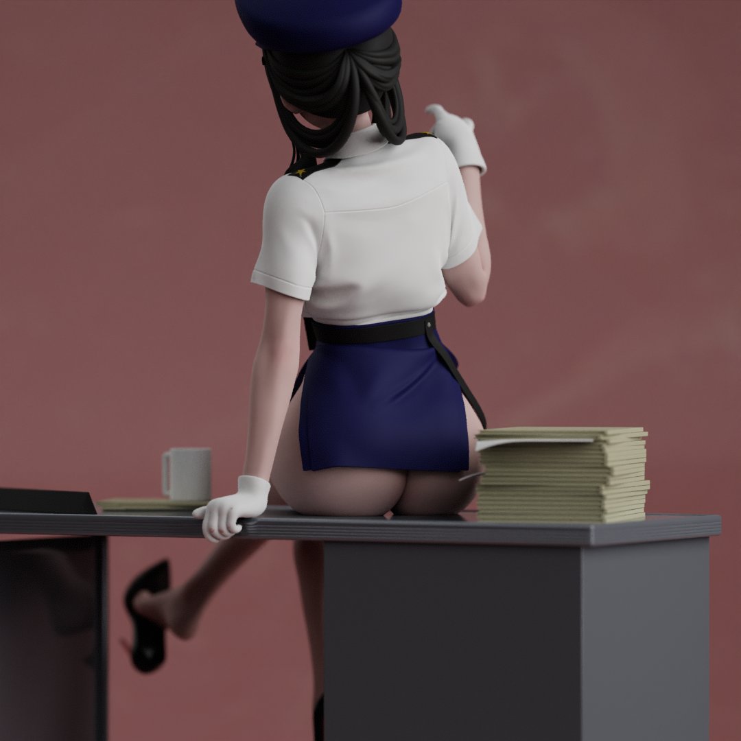 Wip D : Secret Police
#NIKKE #NIKKEフィギュア #figure #ガレージキット #3Dモデリング #D #zbrush