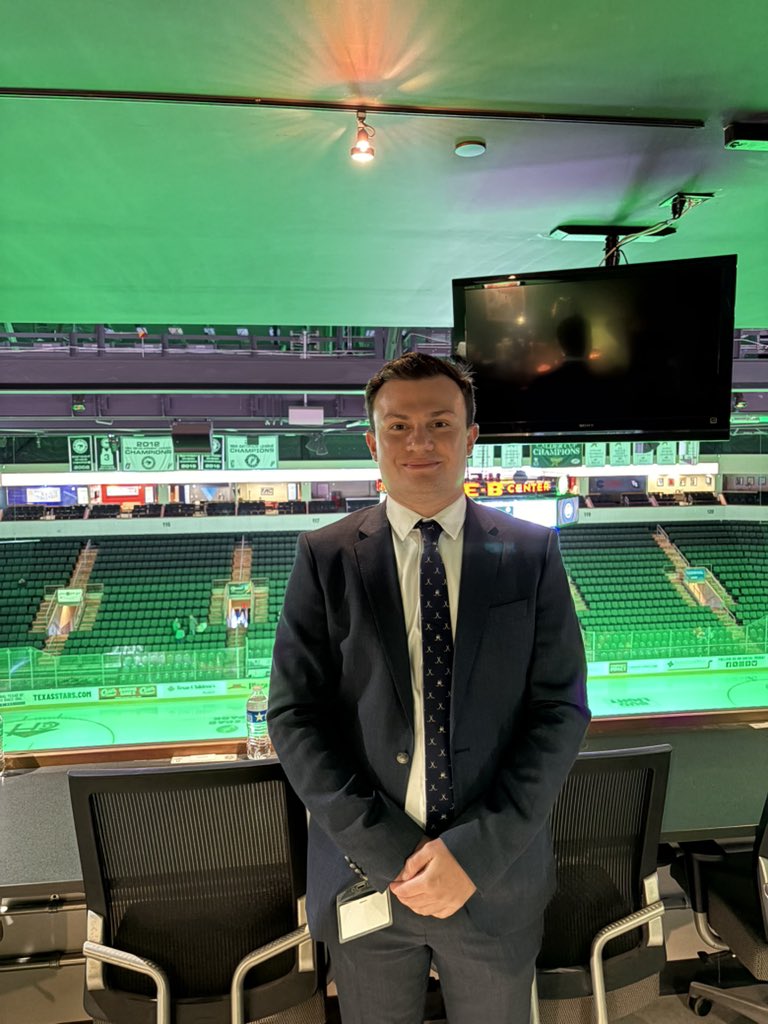 It’s opening night here in Cedar Park. My first gameday working in pro hockey with many more to go. Here we go!