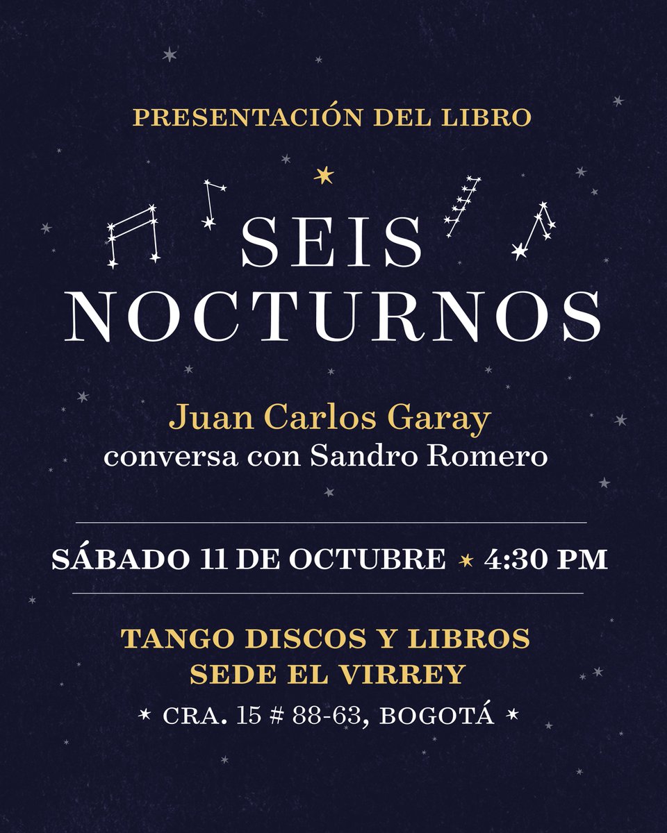 Los espero este sábado en Tango Discos