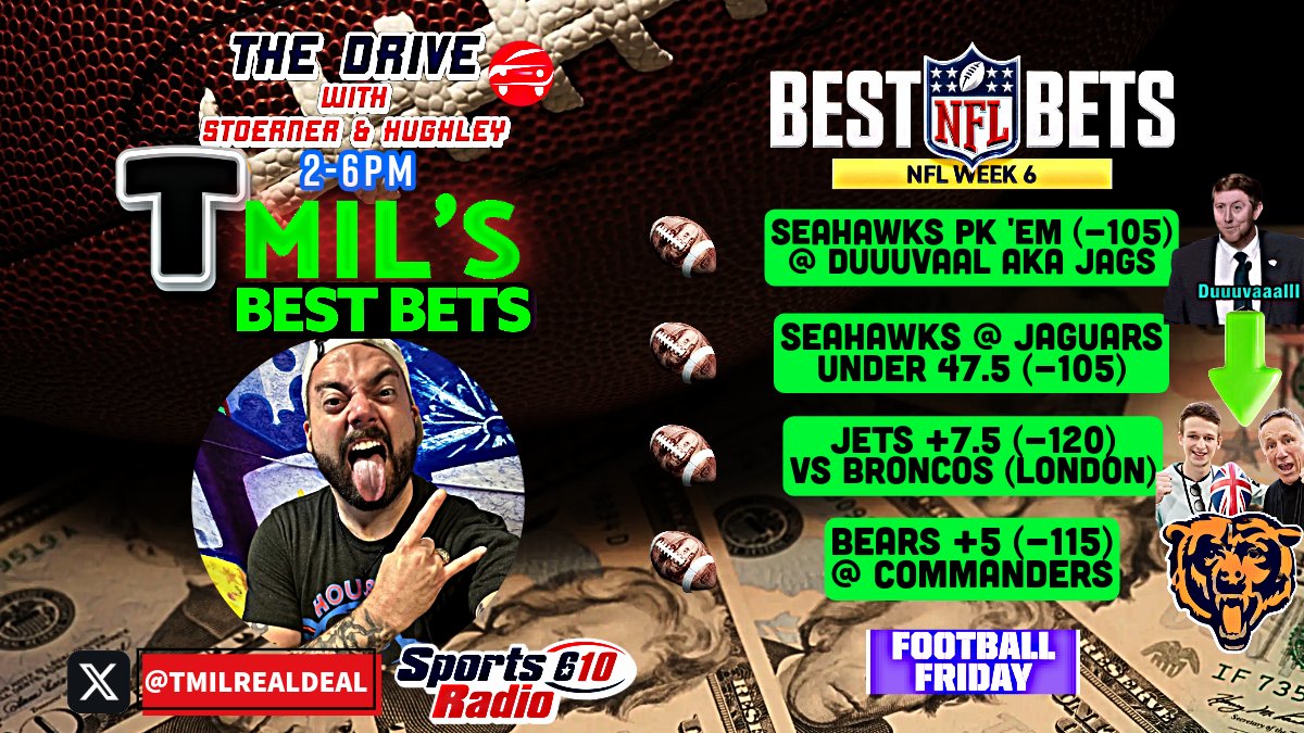 Let's keep this #BestBets HEATERRRRR goin', eh!?!🔥

PERFECT 9 for 9 on picks for Best Bets since Wednesday😤💸Hitting at a tremendous 77% success rate (10x13) on picks for the WEEK!

Tues. - 1x4 (25%)
Wed. - 5x5 (100%) PERFECTION MFers!
Thurs. - 4x4 (100%) PERFECTION! x2!!!