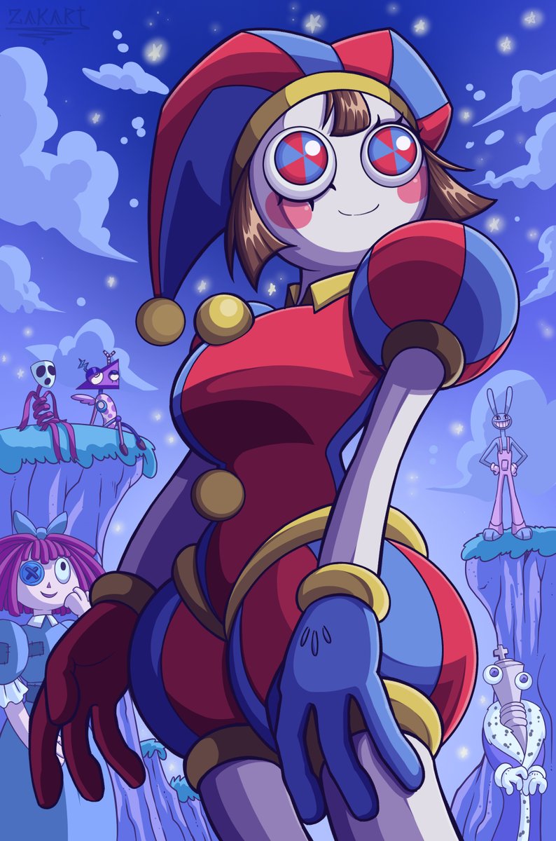 zakart2000's tweet photo. #TheAmazingDigitalCircus #TADC #fanart #zooble #gangle #kinger #Ragtha #Jax #Pomni #ComicCon #theamazingdigitalcircusfanart https://t.co/8AGuZ2JtFo