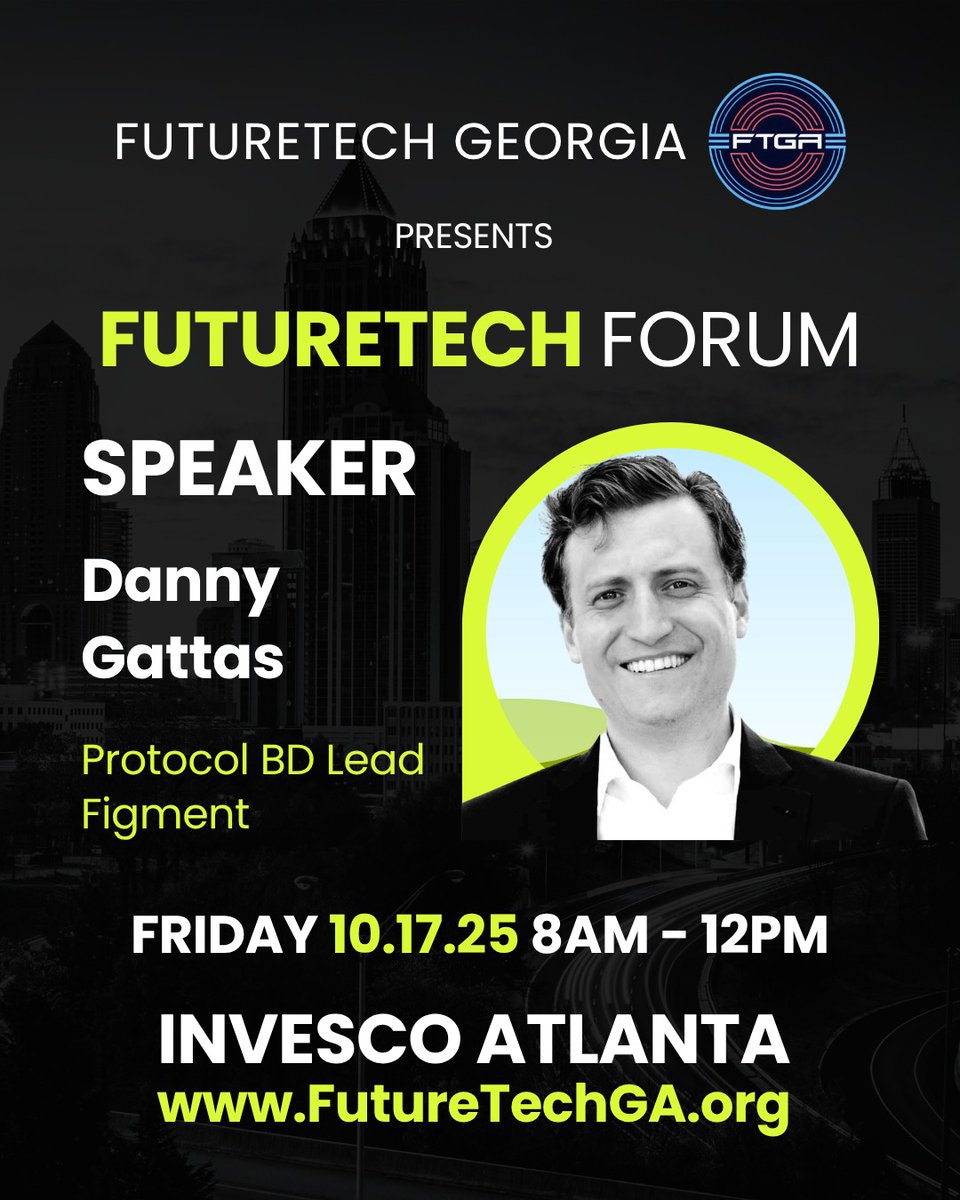FutureTech Georgia is proud to announce our 2025 networking event:

FUTURETECH FORUM - Connect. Collaborate. Create.

8AM DOORS OPEN! - INVESCO

1331 Spring St NW, Atlanta, GA 30309

go.fsbb.io/c/ftga-events/…

linkedin.com/in/danny-gatta…