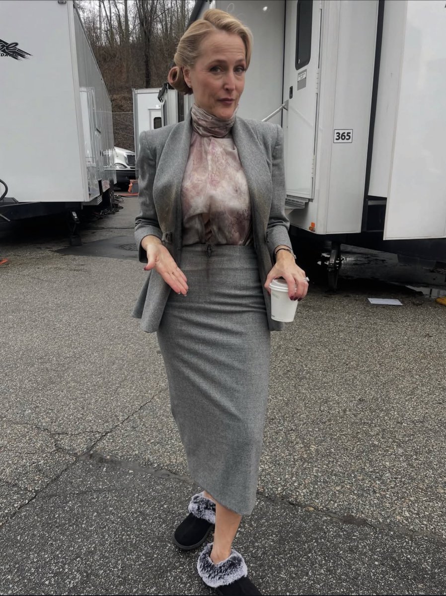 🚨New🚨 Gillian Anderson behind the scenes pics from Tron Ares have been dropped! (via GA IG)
