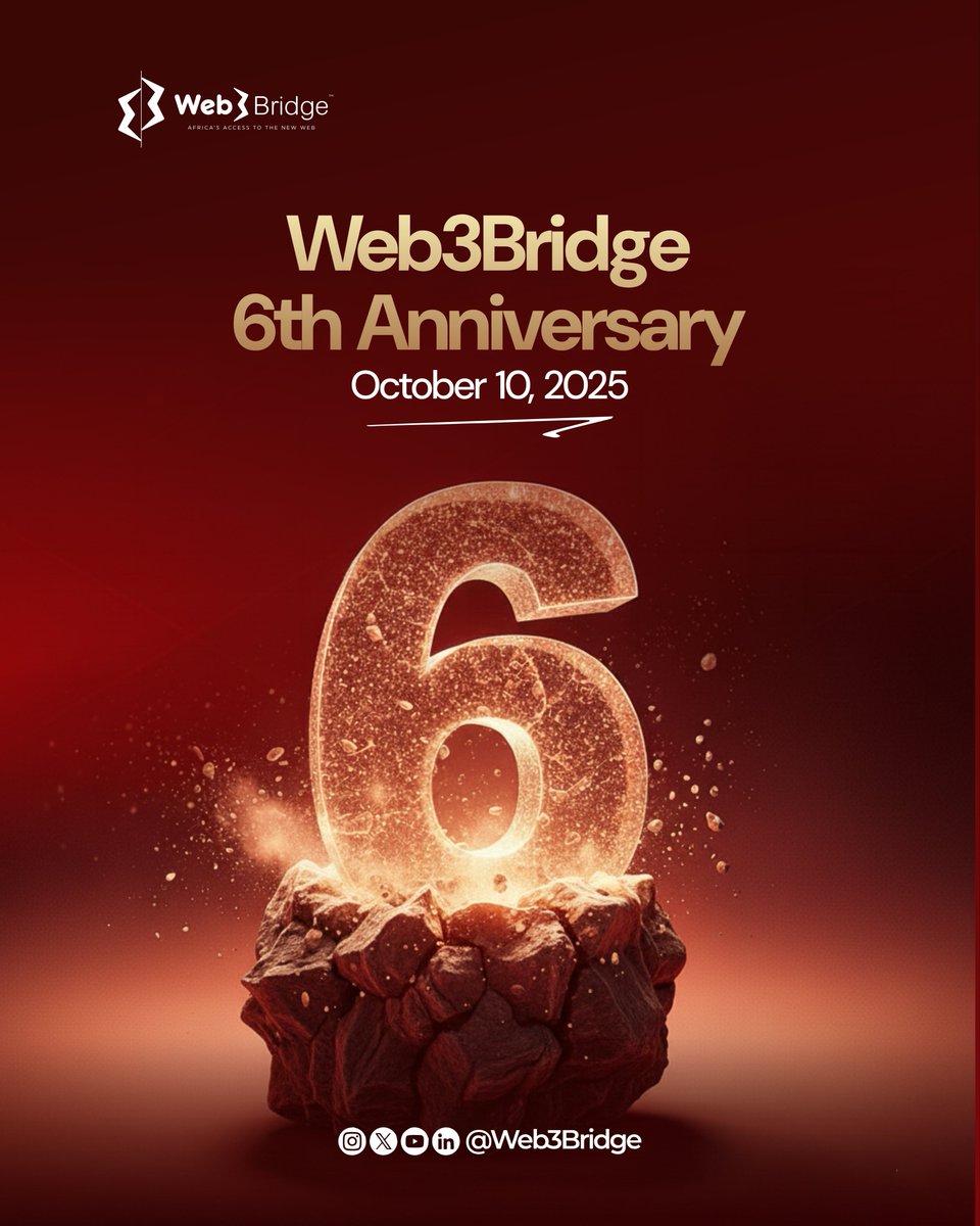 Web3Bridge's tweet image. The stories? Too emotional 😭
We see them all, and we’re so proud of the impact we’ve made together over the years.
Here’s to more wins, more growth, and more builders shaping the next generation 💪🏾

Thank you for all the love ❤️ 🚀