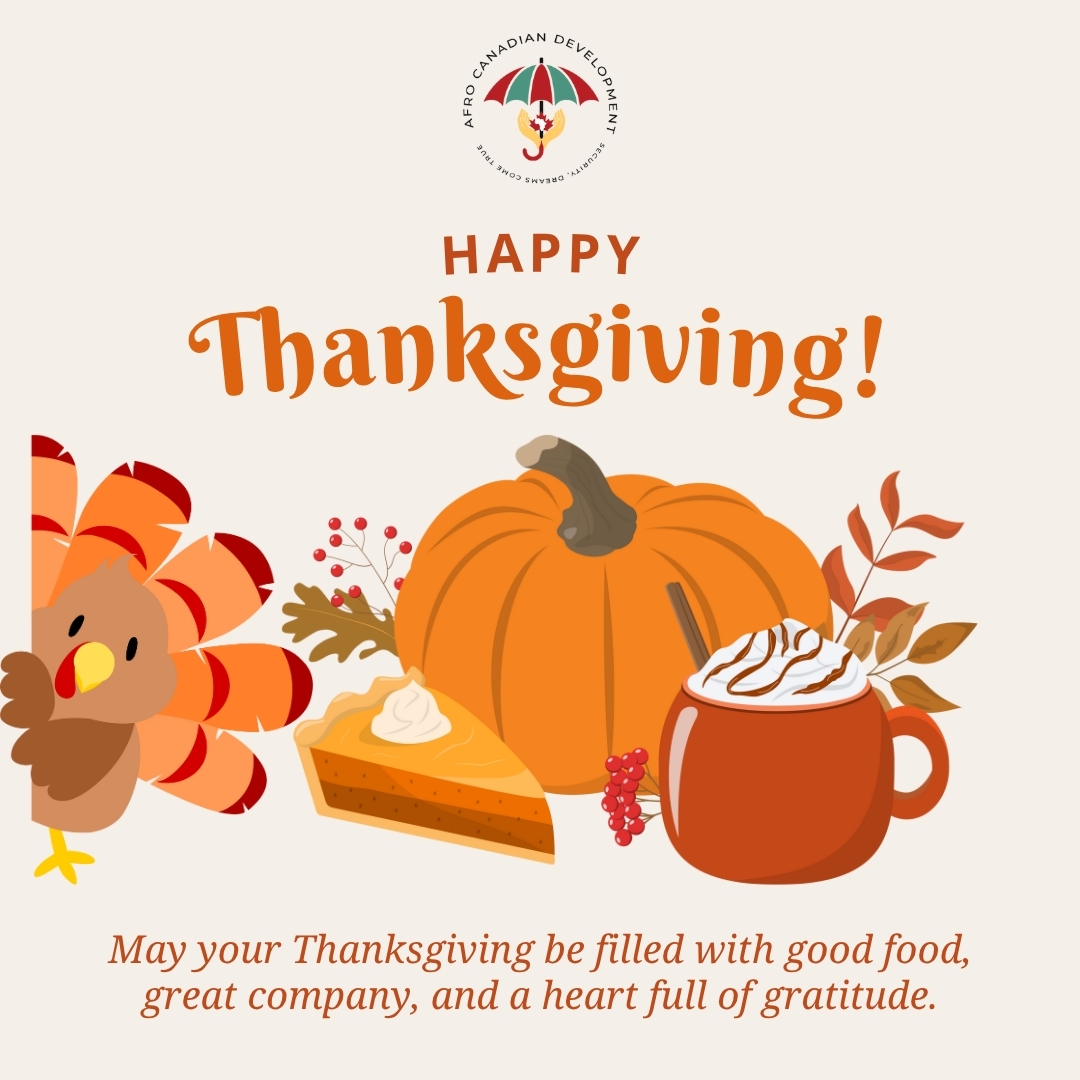 Afrocanadianinc's tweet image. Grateful for every hand that lifts us higher and the collective power building our future. Wishing a joyful Thanksgiving to all our families, partners, and supporters.🧡🍁

#Thanksgiving2025 #Gratitude #AfroCanadianDevelopment #ACD