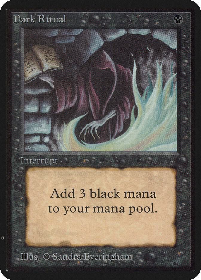 VitoComedy's tweet image. I think one of the biggest failings of modern media is an inability to take the material seriously. Always rushing to reduce everything down to a cheap joke / meme.

Dark Ritual is a one of the original Magic: the Gathering cards, a powerful spell which has seen play in almost…