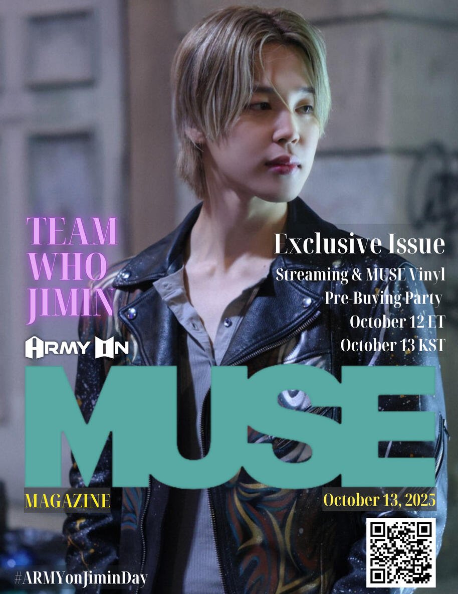 Ceci_OT7's tweet image. Proud to be the owner of the #TeamWhoJimin issue of MUSE Magazine!

Celebrate #JiminDay with me!
Sun, Oct. 12, 2025 ET
Mon, Oct. 13, 2025 KST

🫰armyon-jiminday.carrd.co

JIMIN DAY IS COMING
#ARMYonJiminDay #MUSE_Vinyl
@ARMYON_BTS