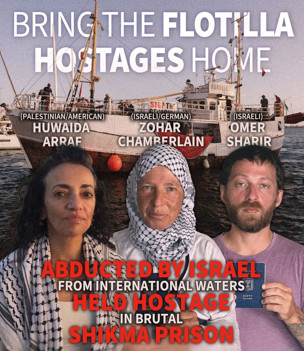 receipts_lol's tweet photo. Israel is refusing to free the flotilla hostages who have Israeli citizenship. https://t.co/jTSEuMlU8i
