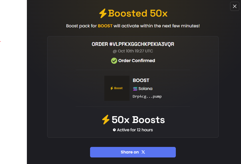 wrldrecordboost's tweet photo. Another 50x boost done! https://t.co/7a7K6RStZM