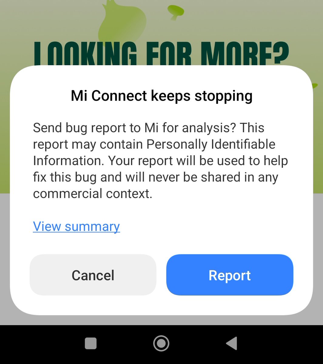 Jagadish_1111's tweet photo. Hi @XiaomiIndia @MiIndiaSupport @Xiaomi My phone is showing a 'Mi Connect keeps stopping' error repeatedly since today, anyone else facing this on their Xiaomi device? I am facing this issue every 5 min I will get this pop-up image
 please help me out, I am using Mi 12 Pro+ https://t.co/RYp8k4v4no