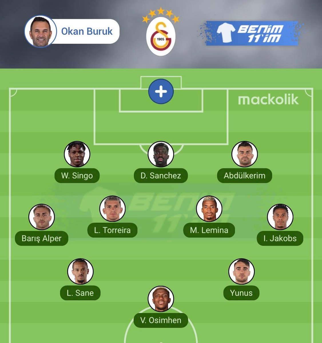 Icardi eski formuna dönünce ligde çift forvet mi ?
Sane formunu yakalarsa onunla devam mı ?

Sizce (üçlü oynarsak) hangi kadro olmalı ?