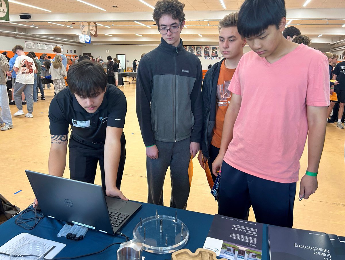 We visited with local high schools to participate in Daring Day. Students shared their skills &amp; abilities with us &amp; we discussed the different careers you can pursue in manufacturing. We hope to continue being a resource for the next generation of the workforce 🚀  #Manufacturing