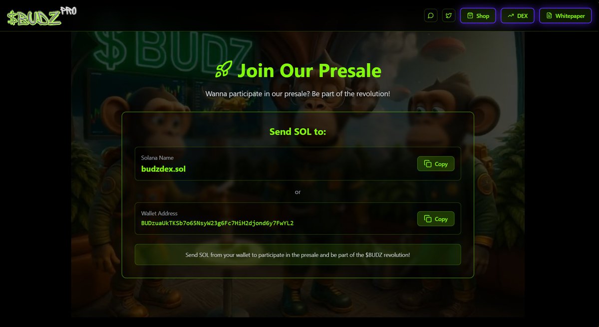 Allan_MemeX's tweet image. Discover the $Budz Roadmap at budz.Pro and find out why this could be your next 100x opportunity! 🚀 

#BudzRevolution #CryptoPotential