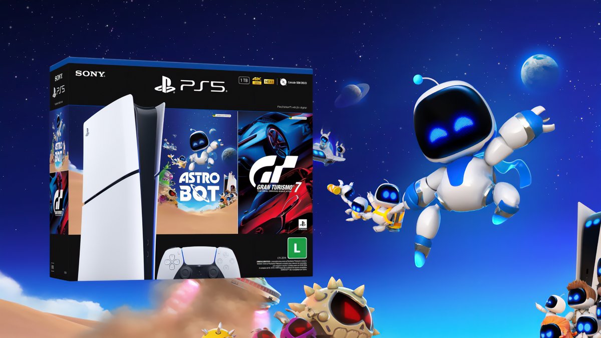 canaltech's tweet image. Preço no chão: PS5 Digital com Astro Bot e Gran Turismo com R$ 500 off no KaBuM! canaltech.com.br/games/preco-no…