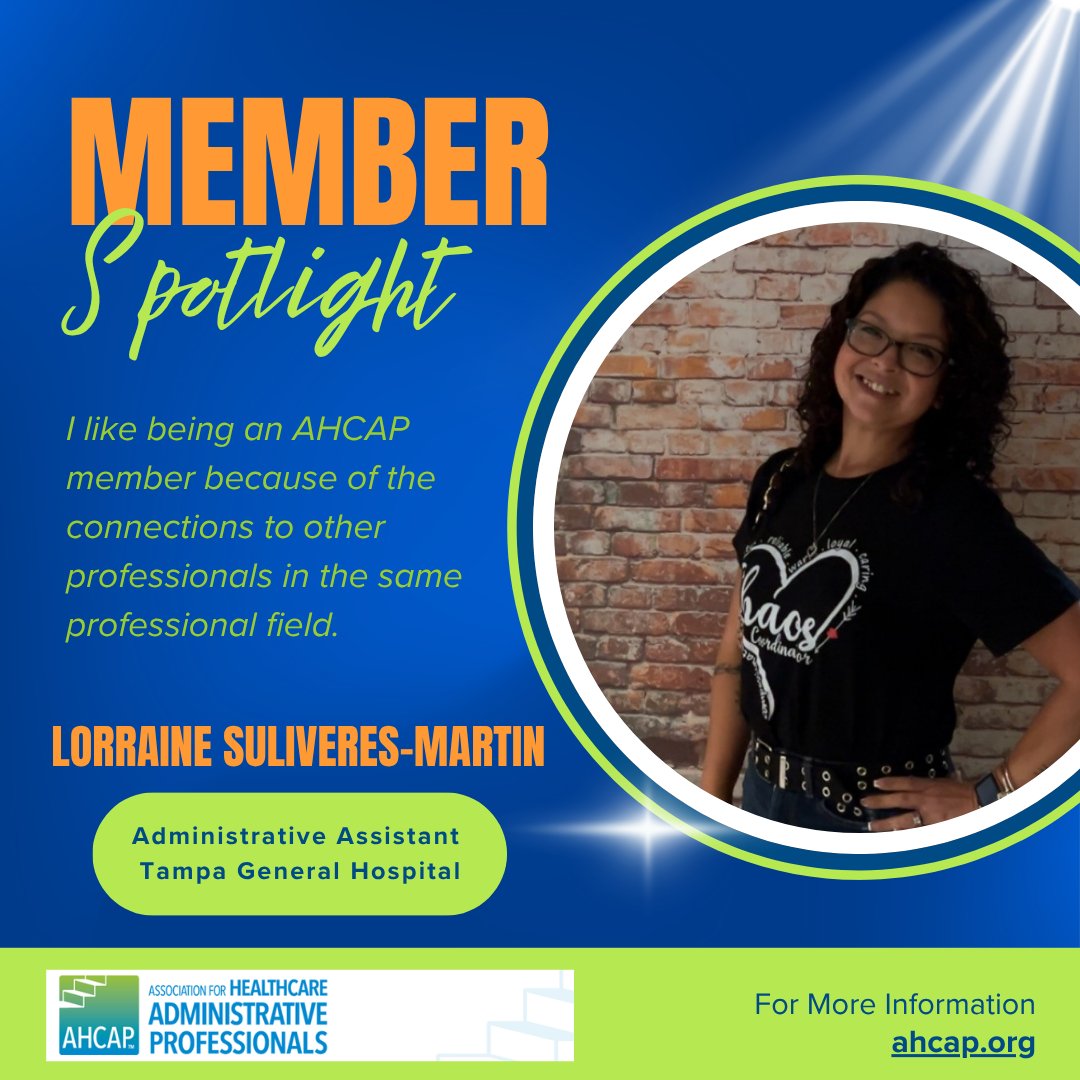 ahcap_org's tweet image. We’re thrilled to shine this month’s #AHCAPMemberSpotlight on our very first AHCAP Rising Star recipient! ✨