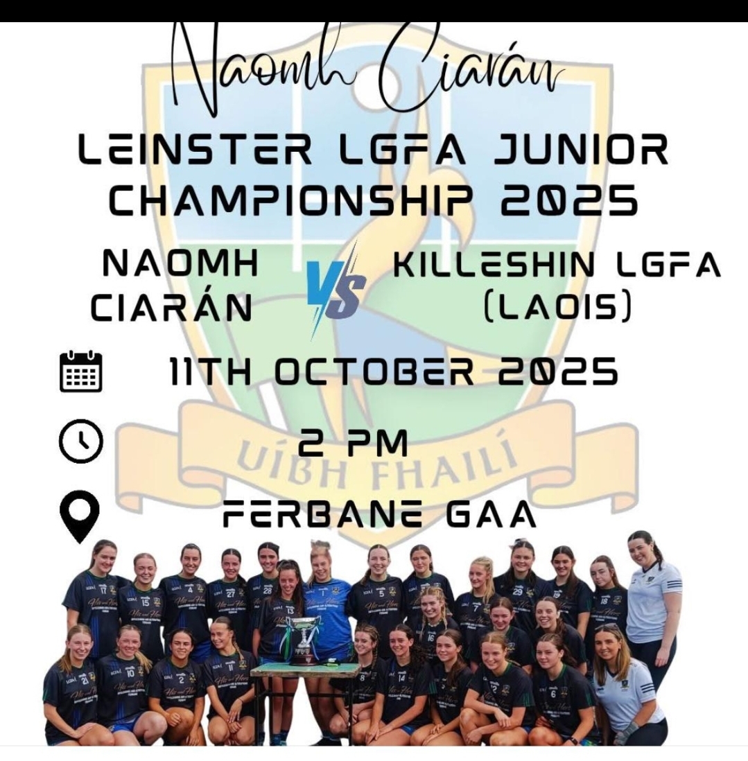 Naomh Ciarán v Killeshin
Get all the latest news on the Ferbane GAA app member.clubspot.app/club/ferbane-g…