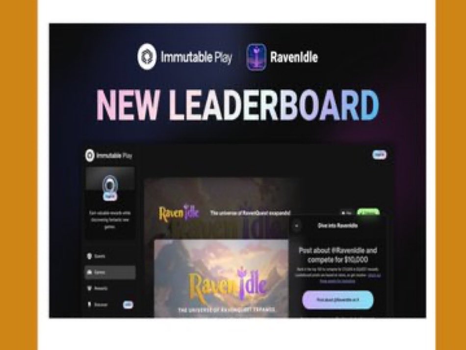 perky878's tweet image. The best players don’t just end the day they review the moves. 

Every win, every pause, every lesson is another step in the $QUEST.
@RavenIdle keeps proving that progress isn’t always loud it’s intentional. 

How did your game unfold today? 👇

#RavenIdle #Immutable #Web3