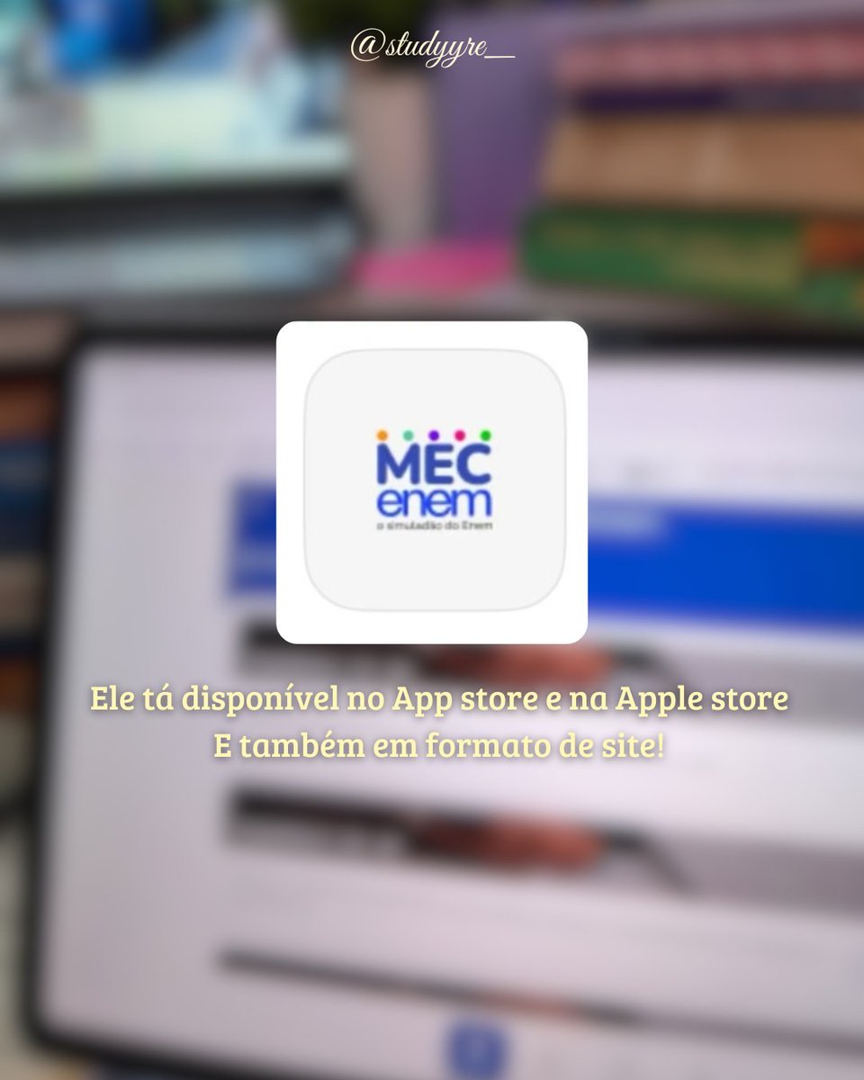 studyre_'s tweet image. Thread,Tuor pelo novo app do inep
(MEC ENEM).
A democratização do acesso à educação começa quando o conhecimento se torna realmente acessível.Ver o Estado investir em plataformas gratuitas de estudo é lembrar que educação pública de qualidade é um direito, não um privilégio!!