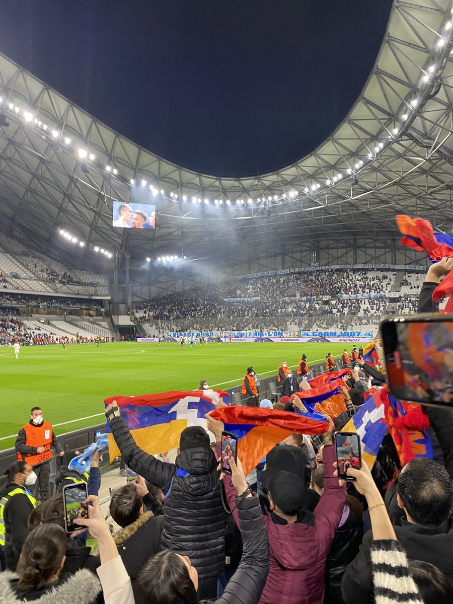 Sacha Vaytet (@svaytet) on Twitter photo Quand Marseille et le Vélodrome accueillent l’Azerbaïdjan, c’est pas pareil quand même … #FreeArmenianHostages 
Artsakh / « Qarabag » is Armenia 🇦🇲 Quand Marseille et le Vélodrome accueillent l’Azerbaïdjan, c’est pas pareil quand même … #FreeArmenianHostages 
Artsakh / « Qarabag » is Armenia 🇦🇲